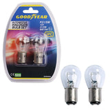 Goodyear 2 Piece P21/5W 12V 21/5W BAY15D Automotive Halogen Bulb Set