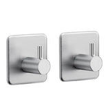 Dekton 2 Piece GeckoGrip Stainless Steel Square Hooks