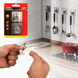 Dekton 2 Piece GeckoGrip Stainless Steel Square Hooks