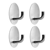 Dekton GeckoGrip 4 Piece Self-Adhesive Stainless Steel Hooks