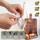 Dekton GeckoGrip 4 Piece Self-Adhesive Stainless Steel Hooks
