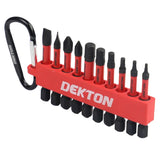 Dekton 10 Piece Pro Power Bit Set with Clip