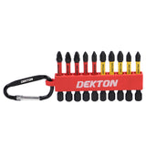 Dekton 10-Piece Pro Power Impact Driver Bit Set