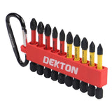 Dekton 10-Piece Pro Power Impact Driver Bit Set