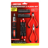 Dekton 33-Piece Ratchet Screwdriver & Bits Set