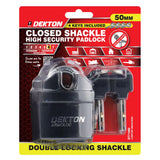 Dekton 50mm Closed Shackle Padlock
