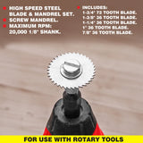Dekton 6-Piece Rotary Saw Blade Kit