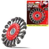 Dekton 100mm M14 Wire Knot Cup Wheel Brush
