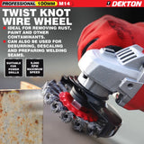 Dekton 100mm M14 Wire Knot Cup Wheel Brush
