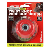 Dekton 75mm Wire Knot Cup Brush M14