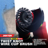 Dekton 75mm Wire Knot Cup Brush M14