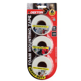 Dekton 6-Piece Double-Sided Mounting Tape Set (2m x 18mm)