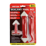 Dekton 3-Piece Sealant Tool Set