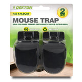 Dekton 2 Piece Reusable Plastic Mouse Trap Set