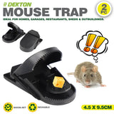 Dekton 2 Piece Reusable Plastic Mouse Trap Set