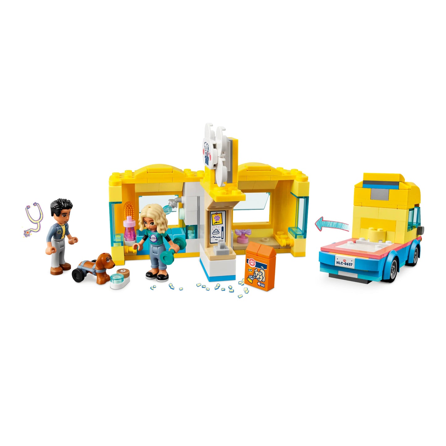 LEGO 41741 Friends Dog Rescue Van