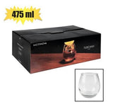 Hubbe Stemless Tumbler Wine Glass pack of 6