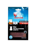 ABR Fox Mouse Sanding Sheets | 95 x 140mm | P80 Grit