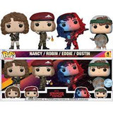 Stranger Things 4 - Nancy, Robin, Eddie & Dustin Pop! Vinyl Figure 4-Pack