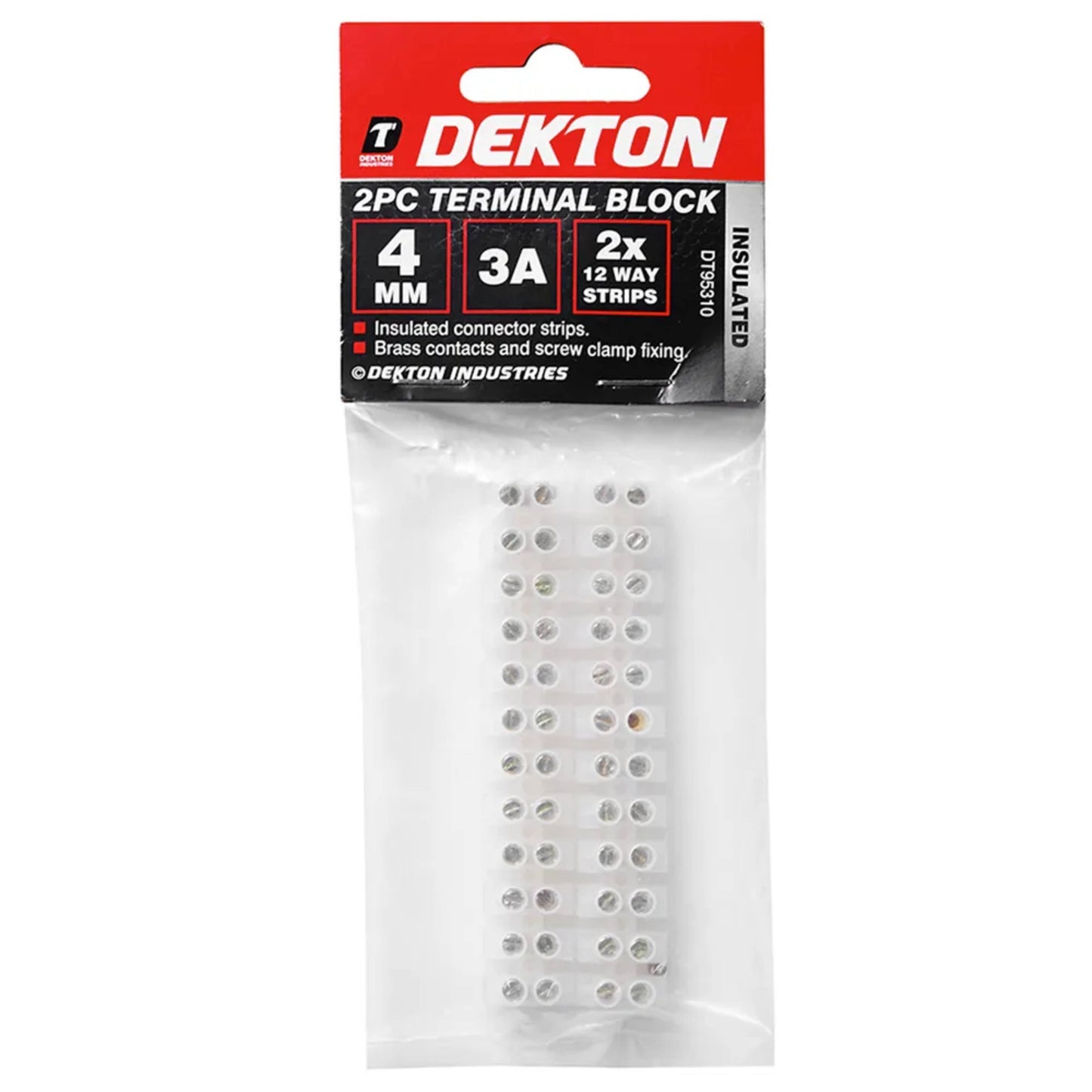 DEKTON 2PC 4mm Terminal Block