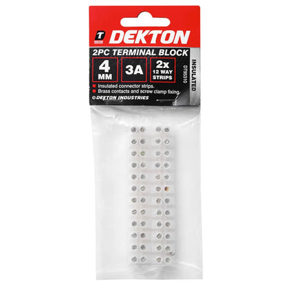 DEKTON 2PC 4mm Terminal Block