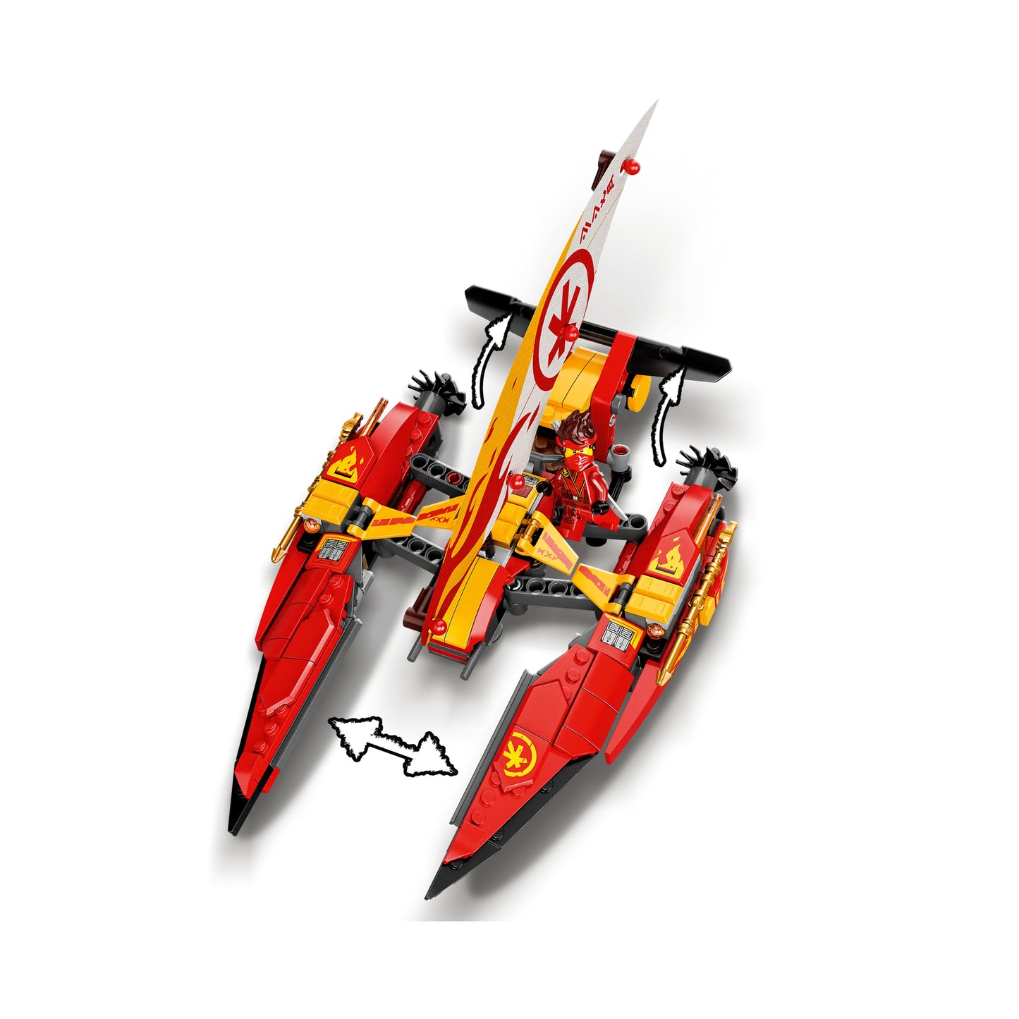 LEGO 71748 NINJAGO Catamaran Sea Battle