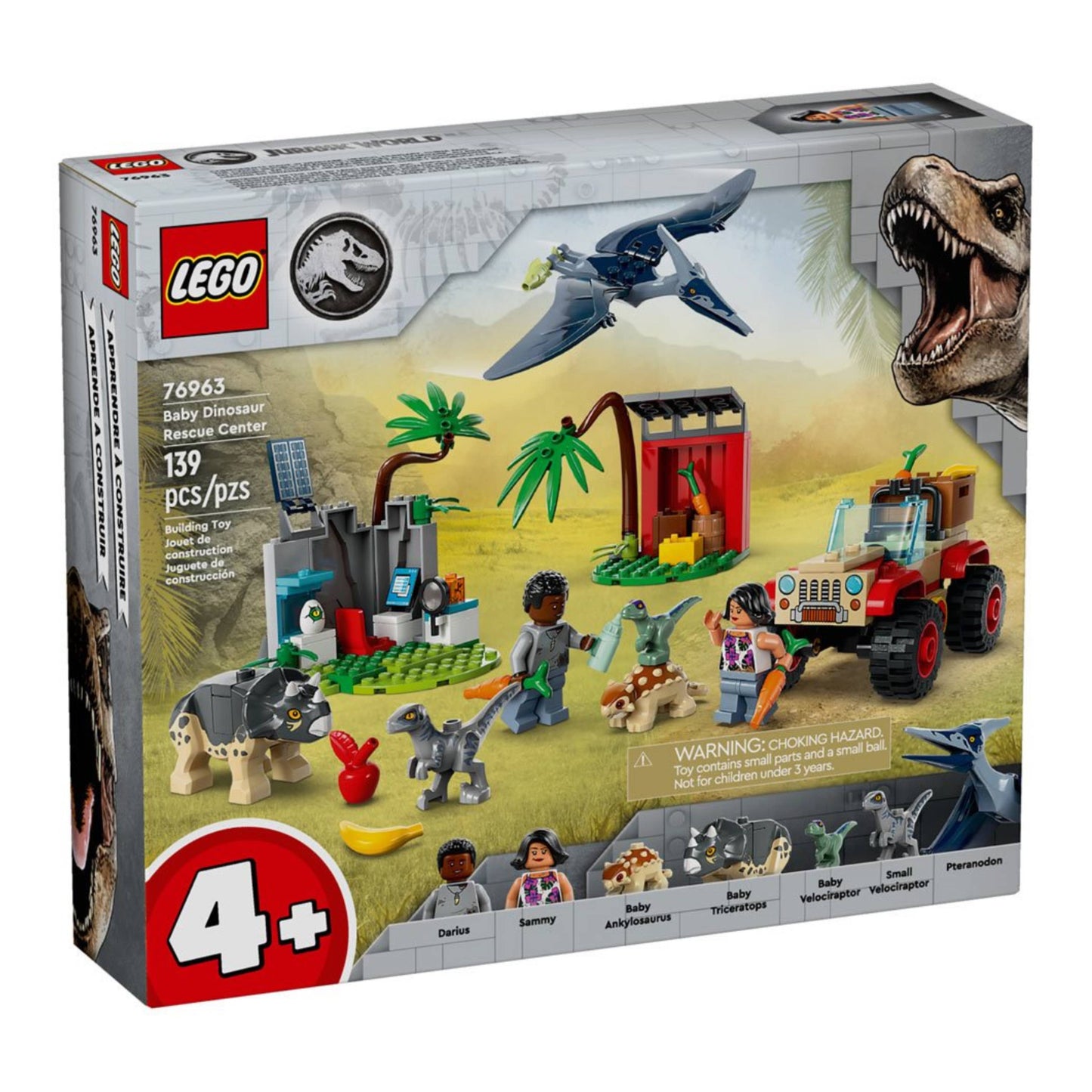 LEGO 76963 Jurassic World Baby Dinosaur Rescue Center