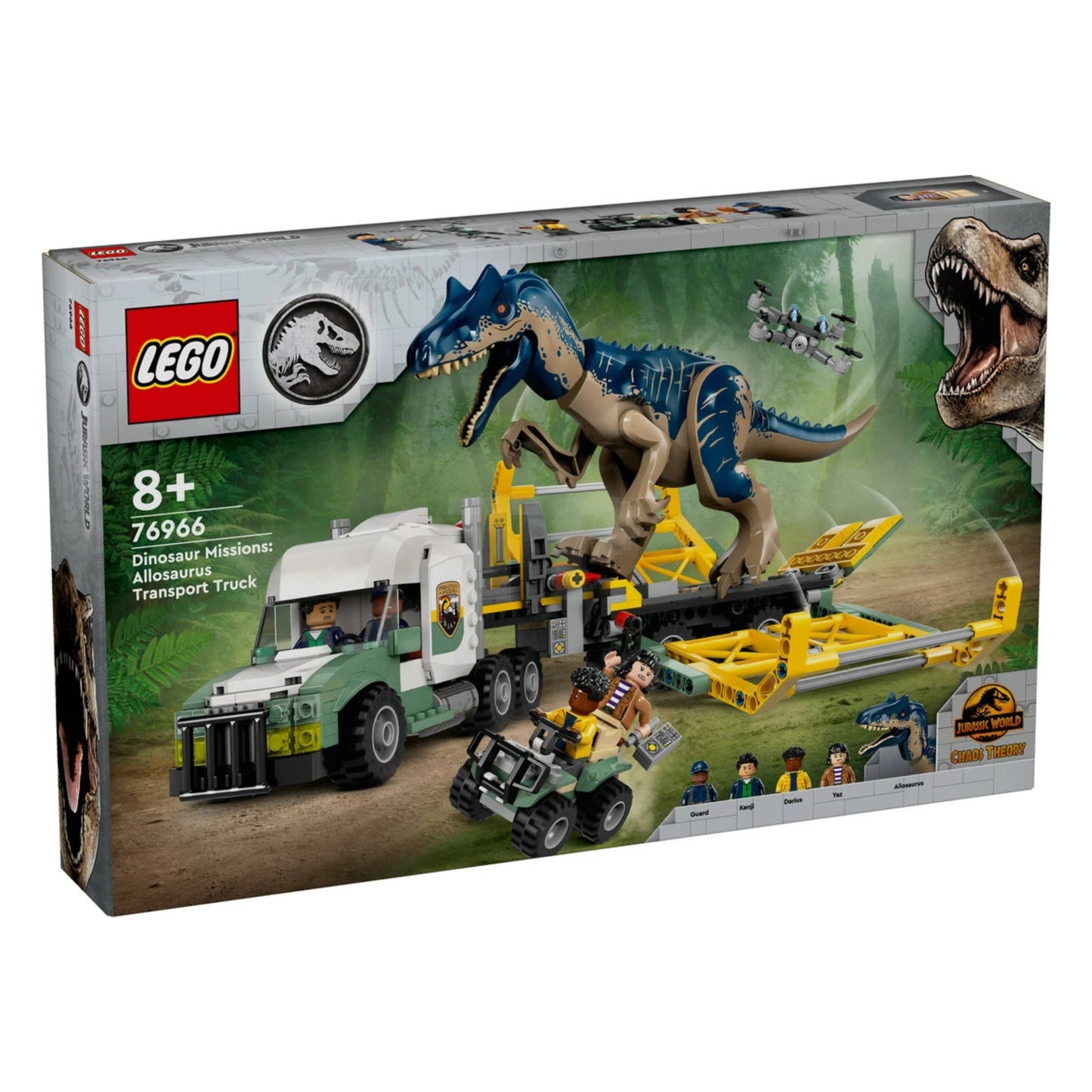 LEGO 76966 Jurassic World Dinosaur Missions: Allosaurus Transport Truck