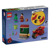 LEGO 76287 Marvel Iron Man with Bike and The Hulk