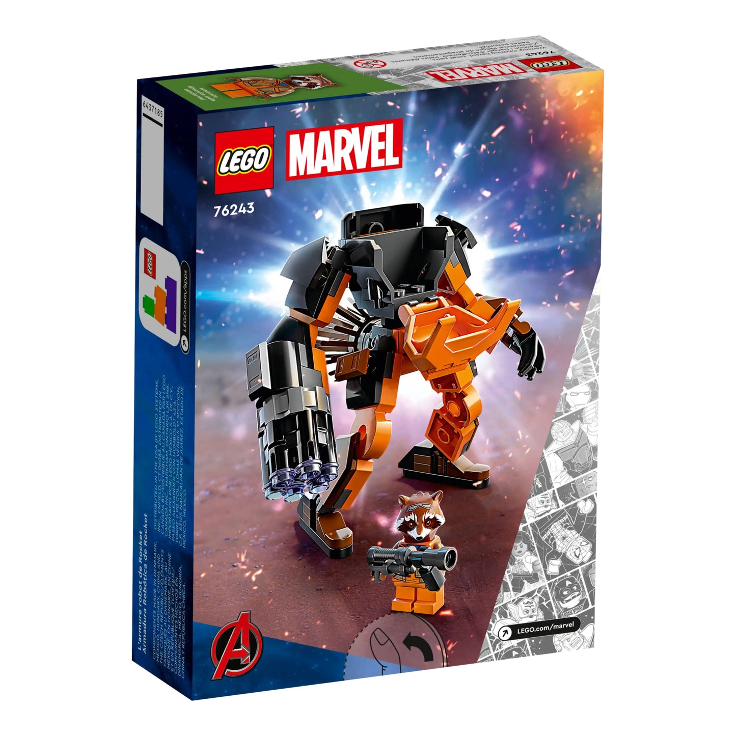 LEGO 76243 Marvel Rocket Mech Armour