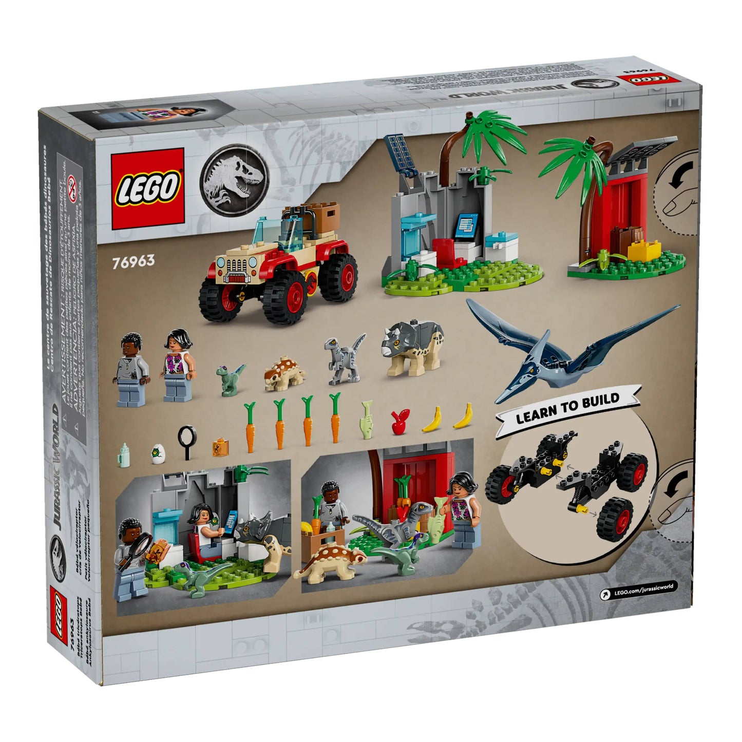 LEGO 76963 Jurassic World Baby Dinosaur Rescue Center