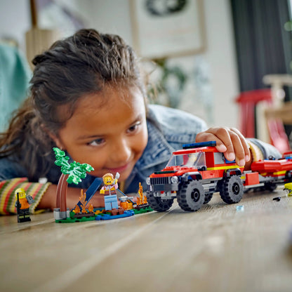 LEGO 60412 City Fire Truck with Rescue Boat