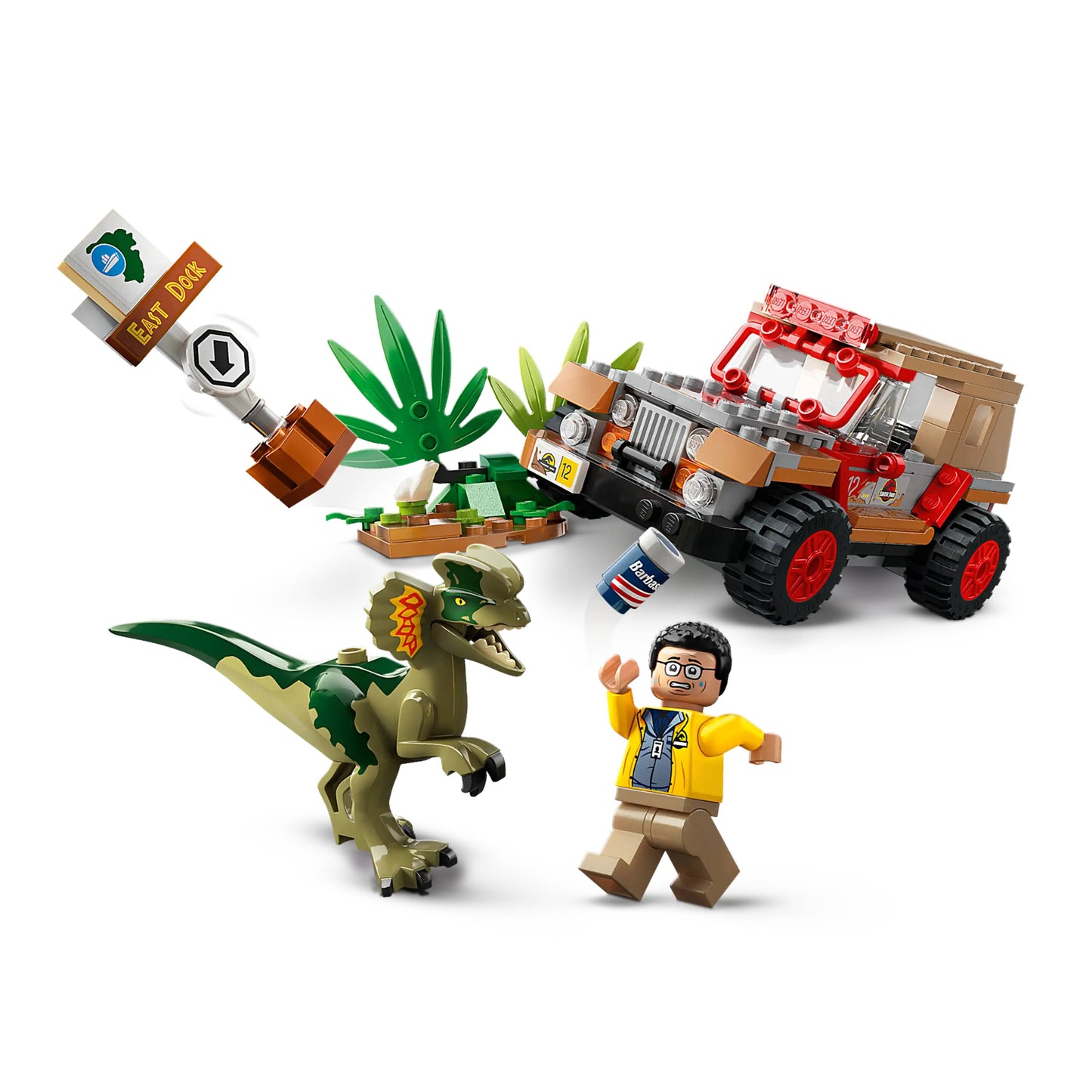 LEGO 76958 Jurassic World Dilophosaurus Ambush