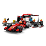 LEGO 60443 City F1 Pit Stop & Pit Crew with Ferrari Car