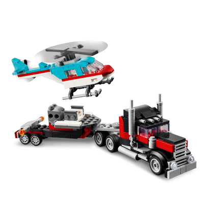 LEGO 31146 Creator 3-in-1 Flatbed Truck with Helicopter