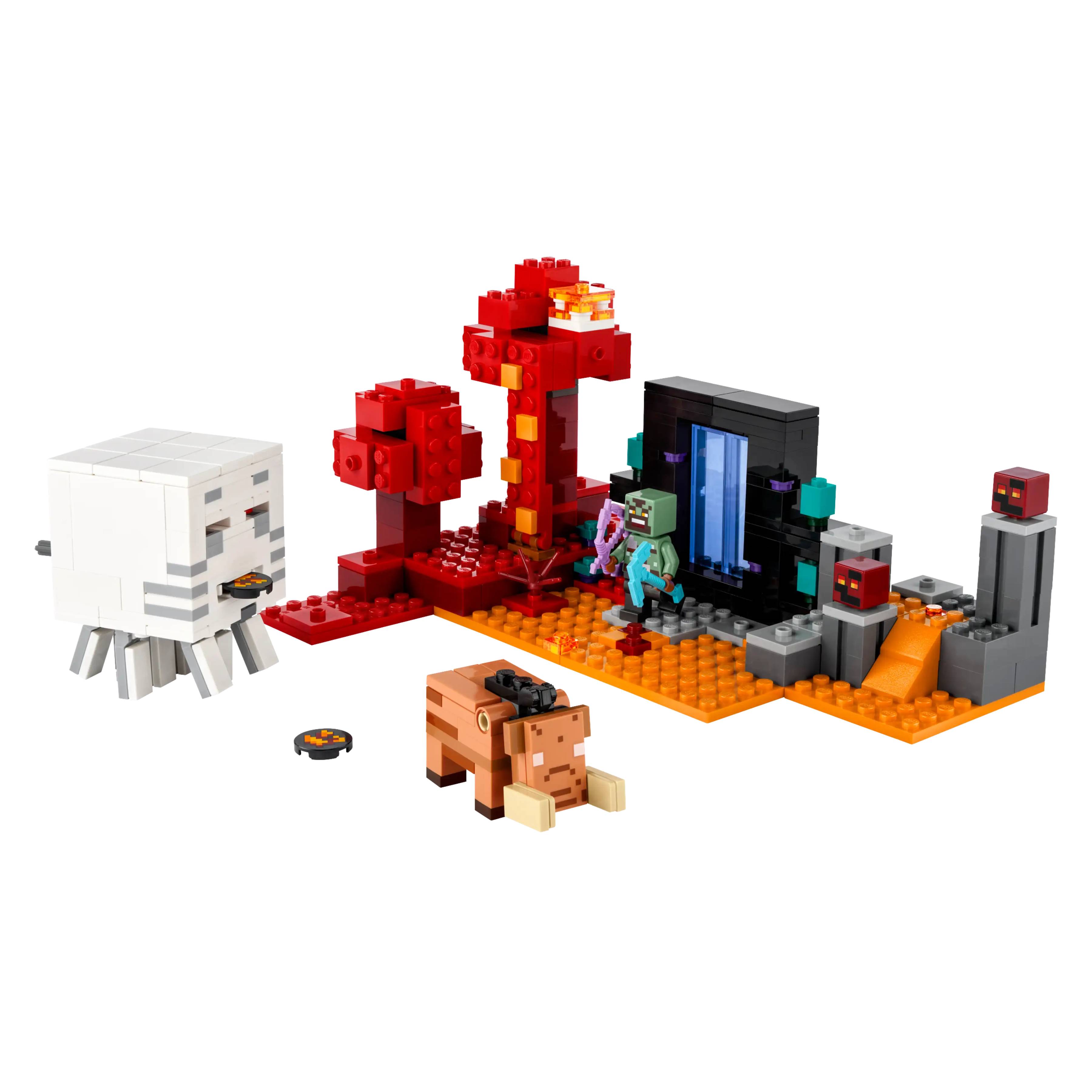 LEGO 21255 Minecraft The Nether Portal Ambush – Hubbe Central