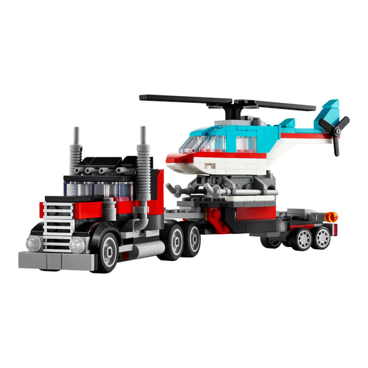 LEGO 31146 Creator 3-in-1 Flatbed Truck with Helicopter