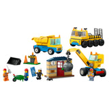 LEGO 60391 City Construction Trucks and Wrecking Ball Crane