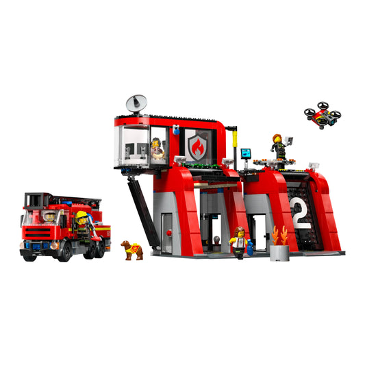 LEGO 60414 City Fire Station with Fire Truck