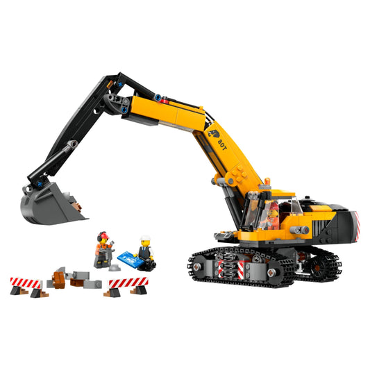 LEGO 60420 City Yellow Construction Excavator