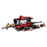 LEGO 60443 City F1 Pit Stop & Pit Crew with Ferrari Car