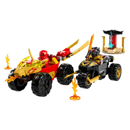 LEGO 71789 NINJAGO Kai and Ras's Car and Bike Battle