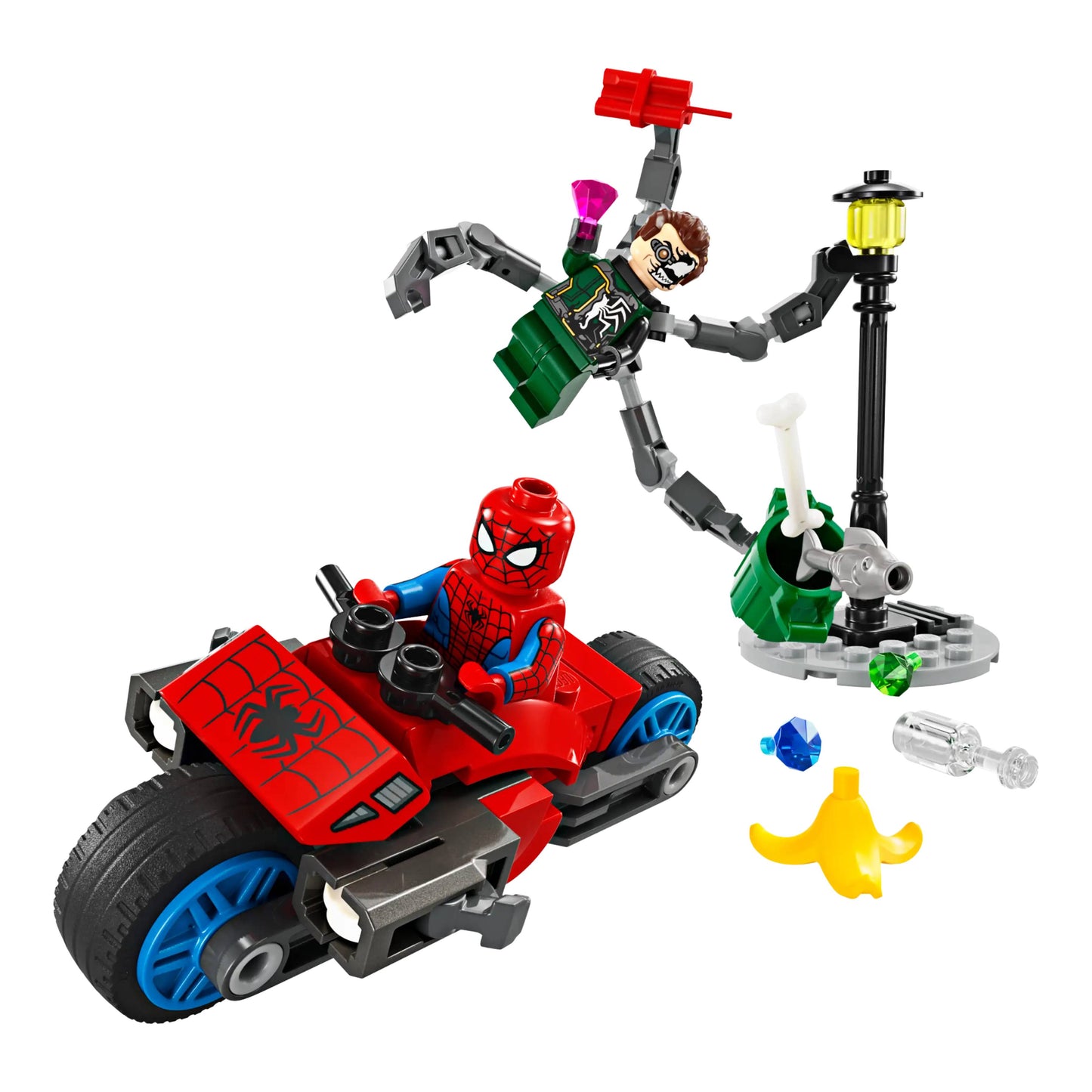 LEGO 76275 Marvel Motorcycle Chase: Spider-Man vs Doc Ock