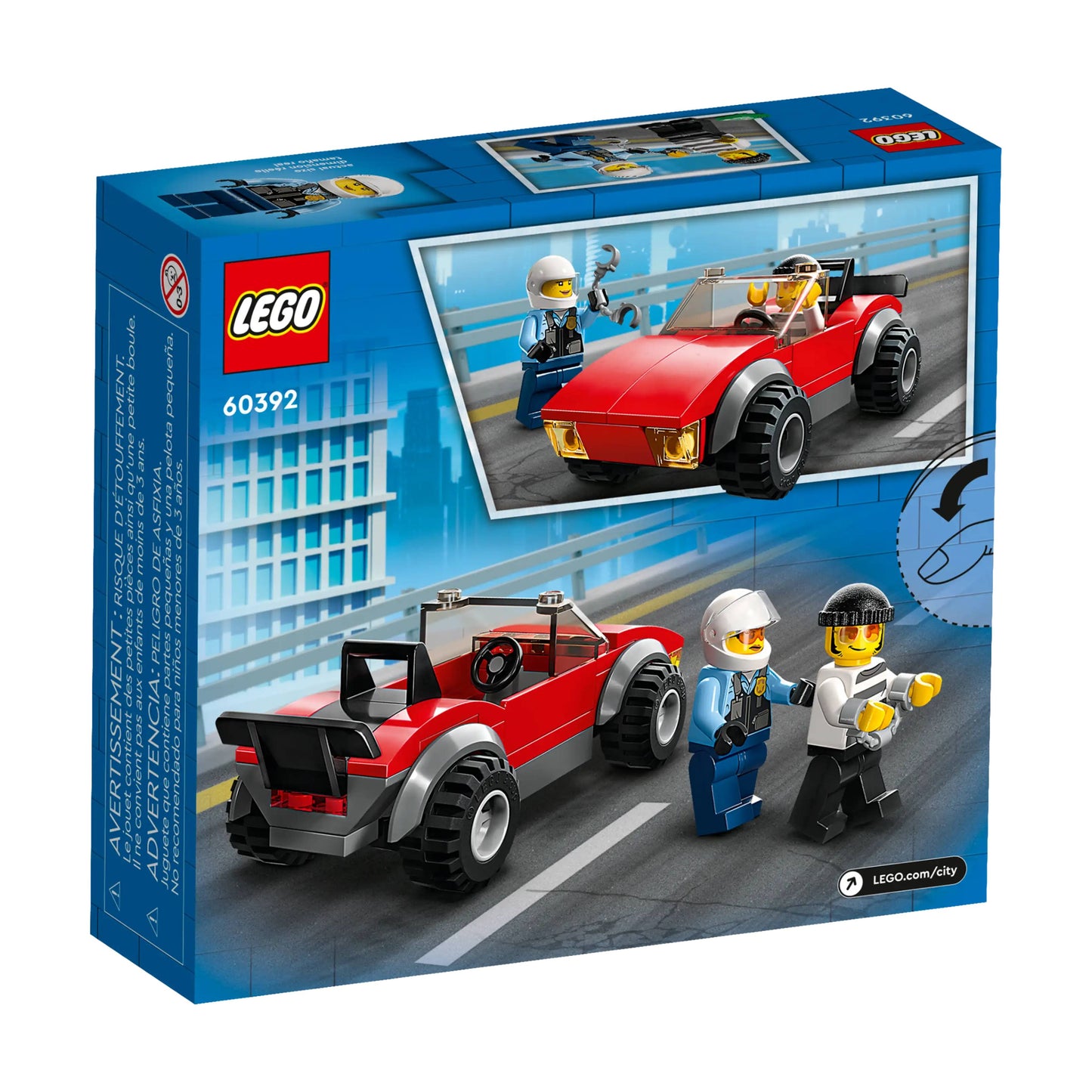 LEGO 60392 City Police Bike Car Chase