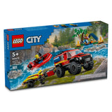 LEGO 60412 City Fire Truck with Rescue Boat