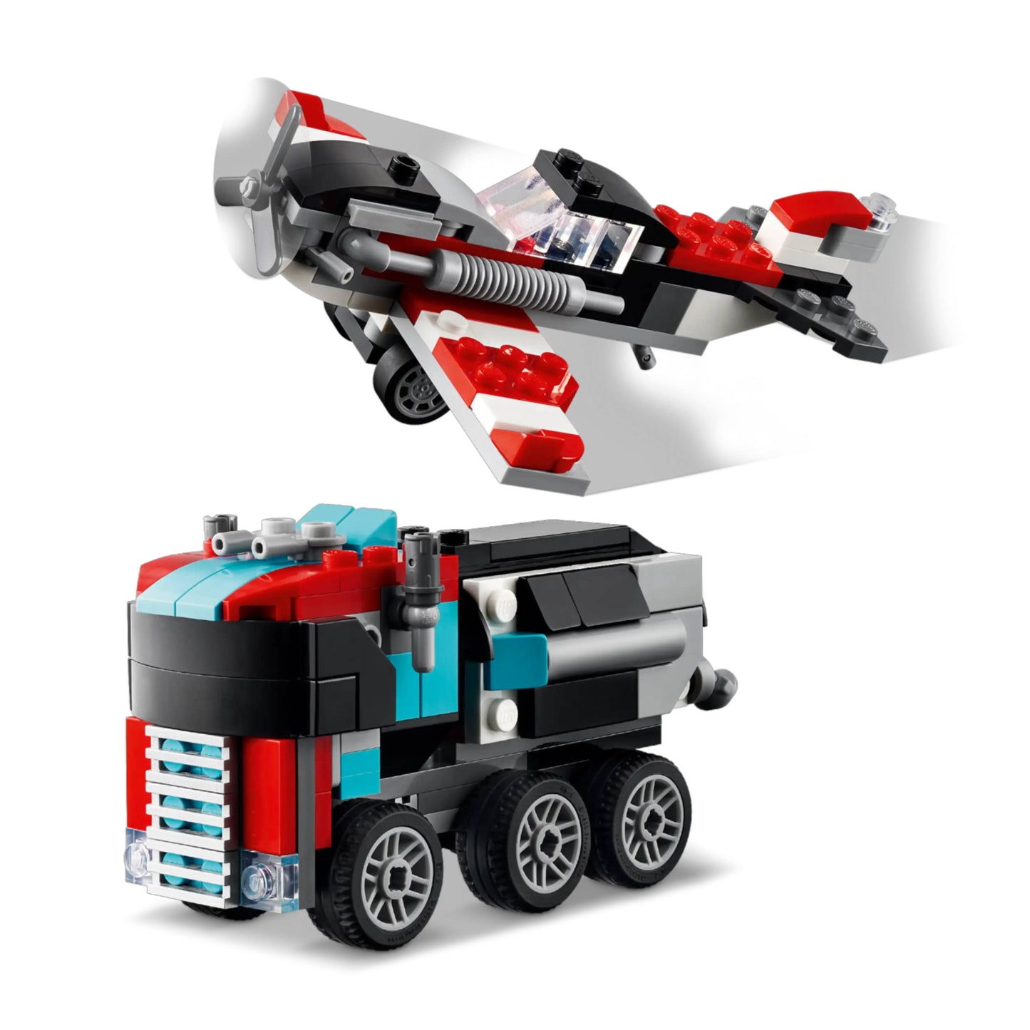 LEGO 31146 Creator 3-in-1 Flatbed Truck with Helicopter