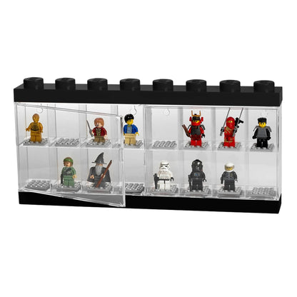 LEGO Minifigure Display Case 16 - Black