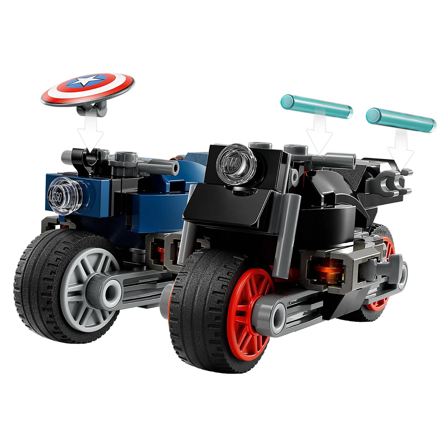 LEGO 76260 Marvel Black Widow & Captain America Motorcycles