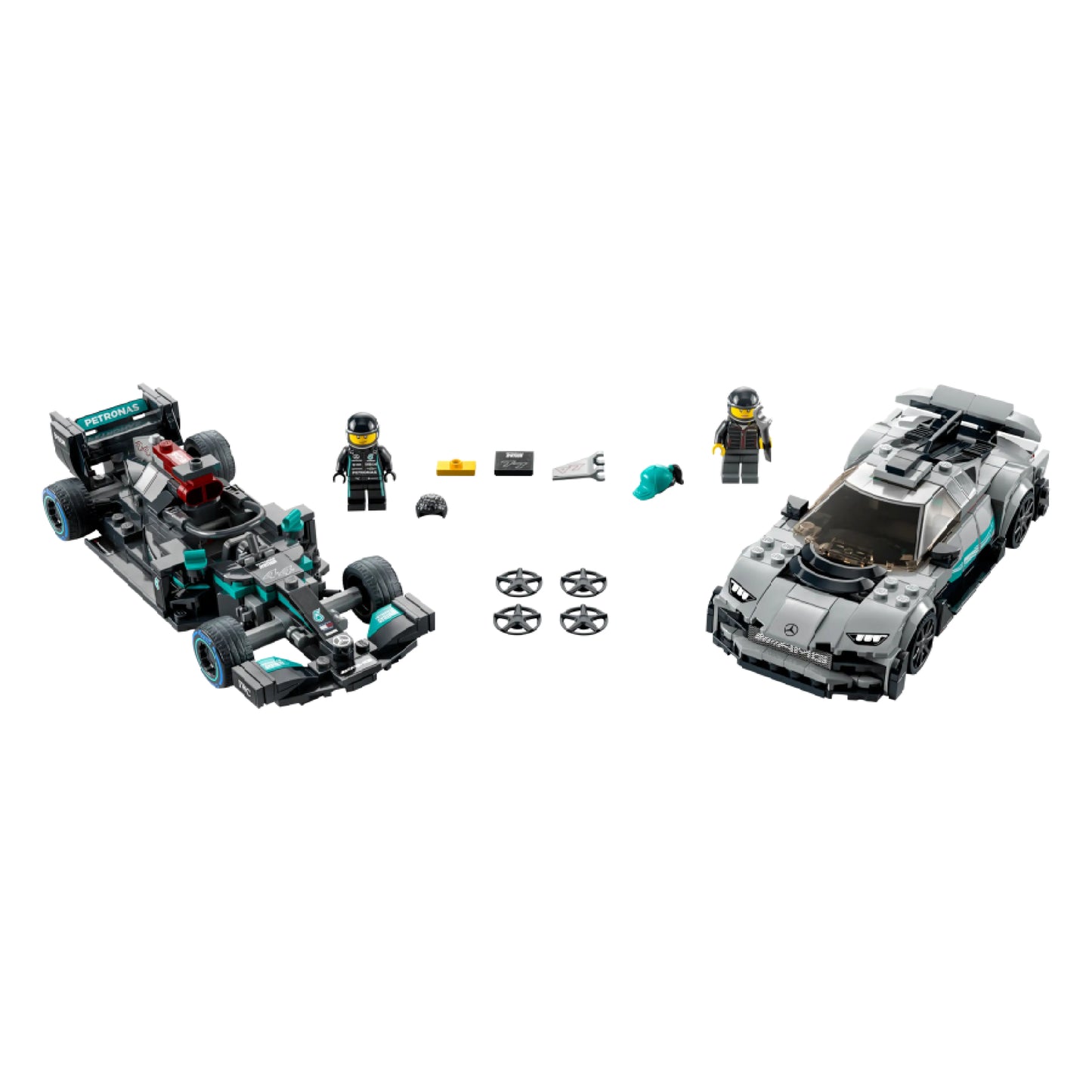 LEGO 76909 Speed Champions Mercedes-AMG F1 W12 E Performance & Mercedes-AMG Project One