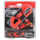 DEKTON 3-in-1 Laser Level with Measure